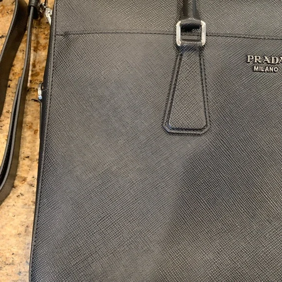 Prada saffiano briefcase